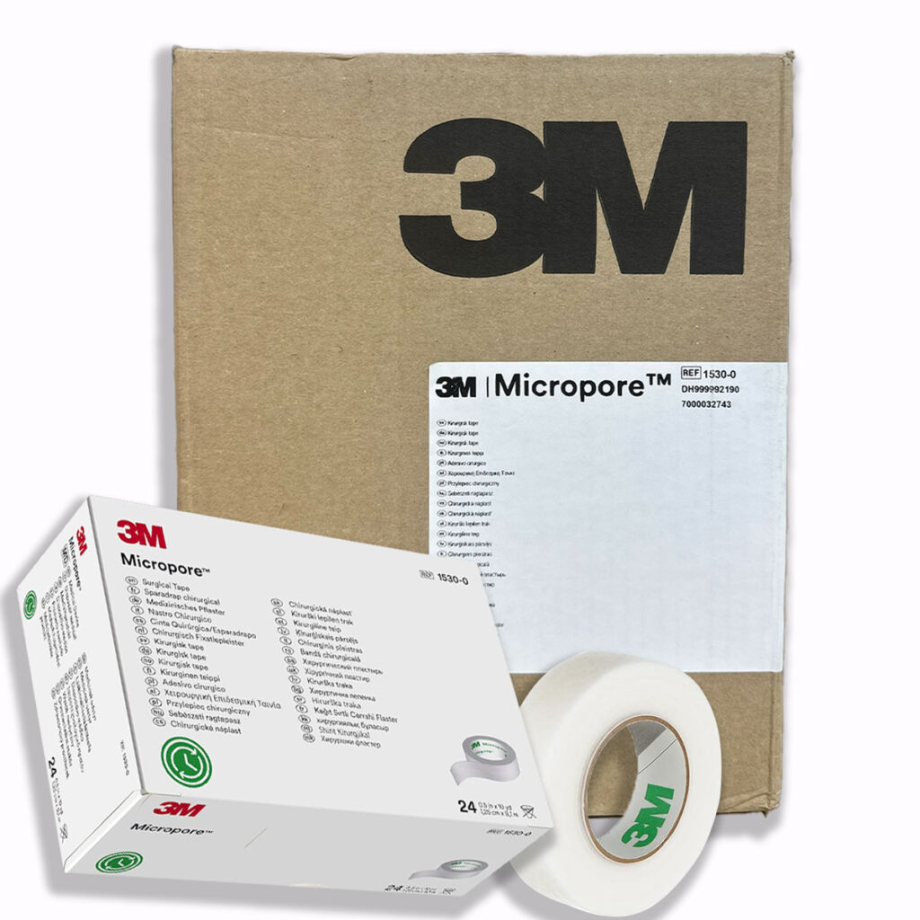چسب ضد حساسیت تری ام 3M میکروپور سایز ۱/۲۵ - 3M Micropore 1530-0